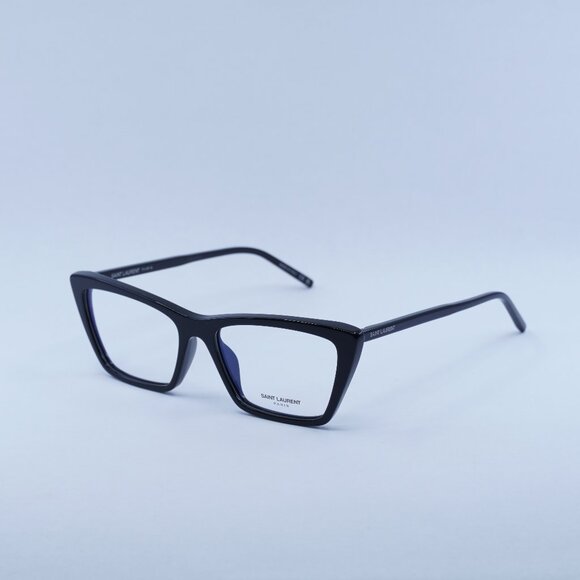 🕶️ New Saint Laurent SL737 MICA THIN OPT 001 Eyeglasses - Black Frame - Picture 1 of 12